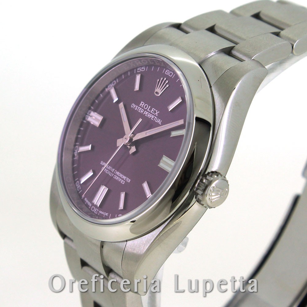 Oyster perpetual 36 red grape hot sale